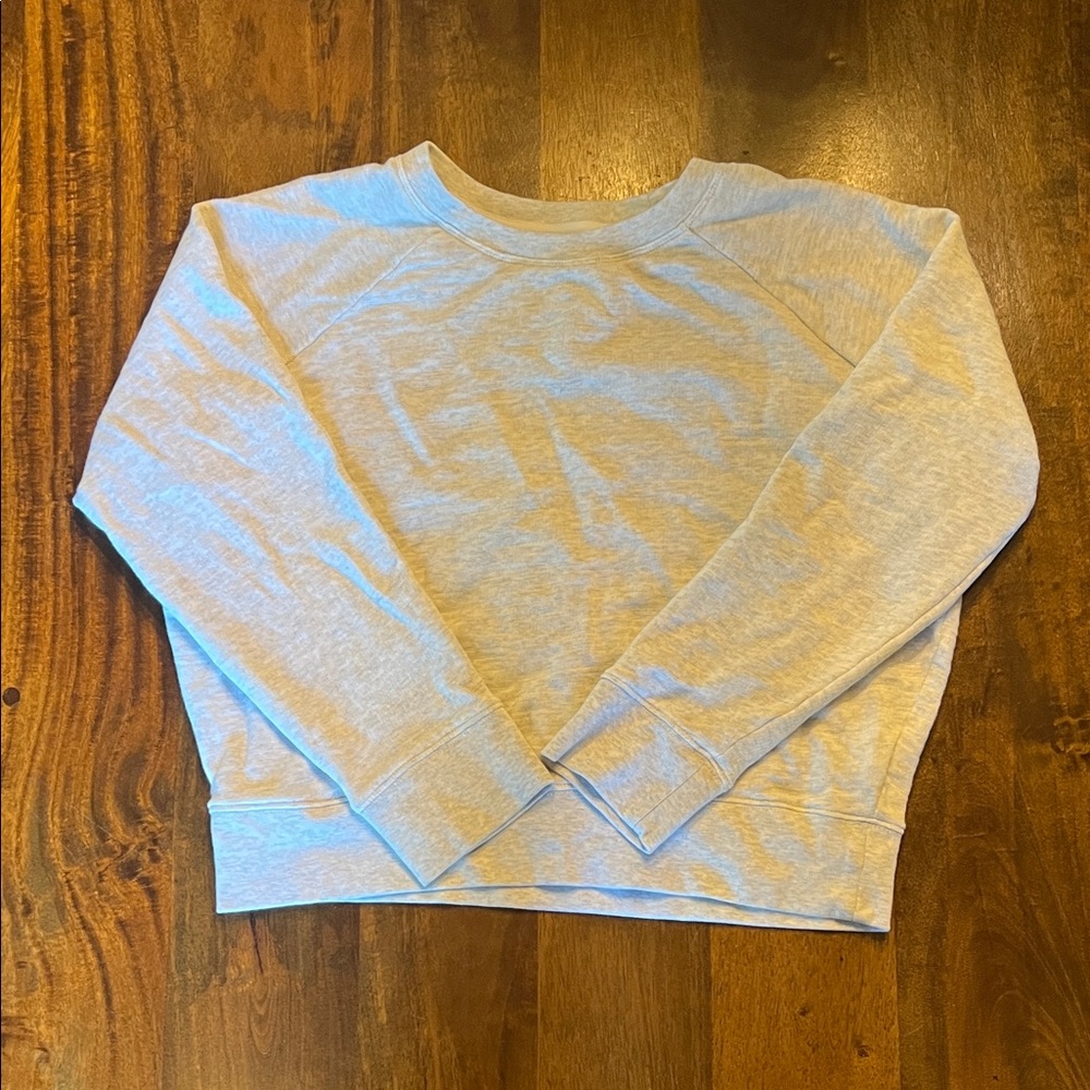 J.Crew Light Gray Crewneck Sweatshirt